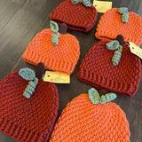 Crocheted Pumpkin Hats