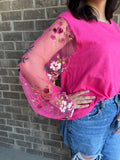 Embroidered Floral Blouse