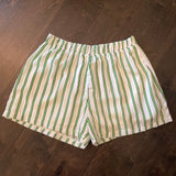 Neon Dreams Striped Shorts