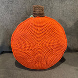 Crocheted Pumpkin Pillow