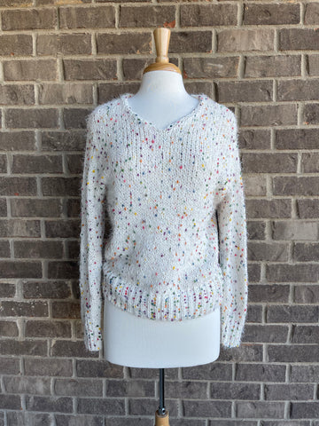 Rainbow Dot Sweater