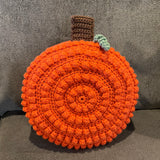 Crocheted Pumpkin Pillow