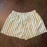 Neon Dreams Striped Shorts