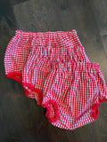 Red Gingham Baby Bloomers