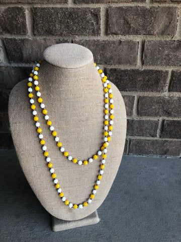 Field of Yellow Flowers Necklace