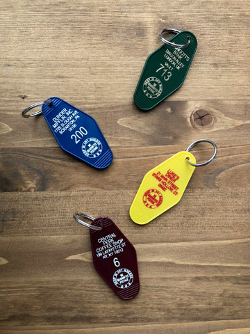 Retro Motel Keychain